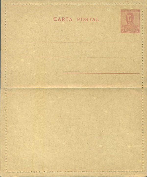CAP 38 - POSTAL LETTERS - MINT