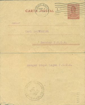 CAP 39 - POSTAL LETTERS - CANCELED