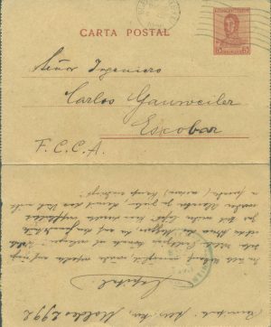 CAP 39 - POSTAL LETTERS - CANCELED