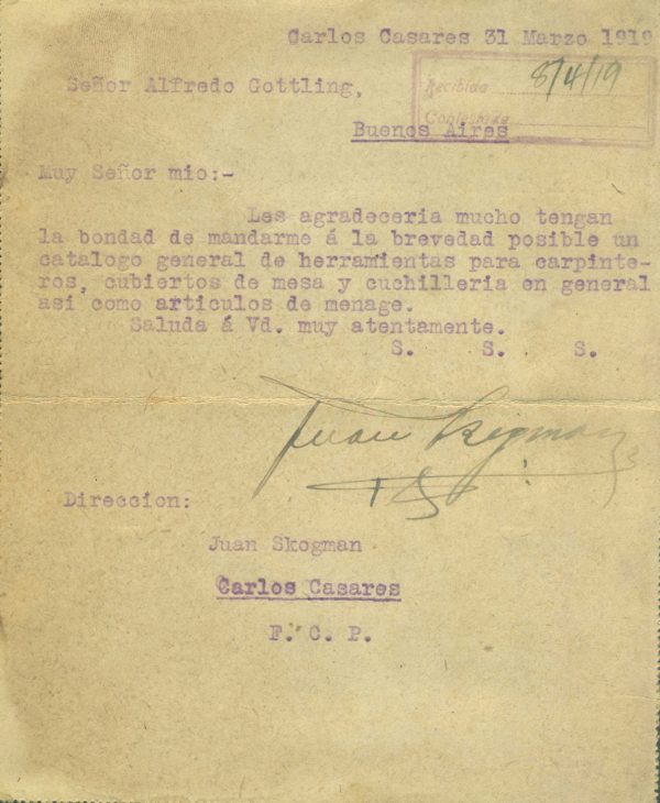 CAP 39 - POSTAL LETTERS - CANCELED - Image 2