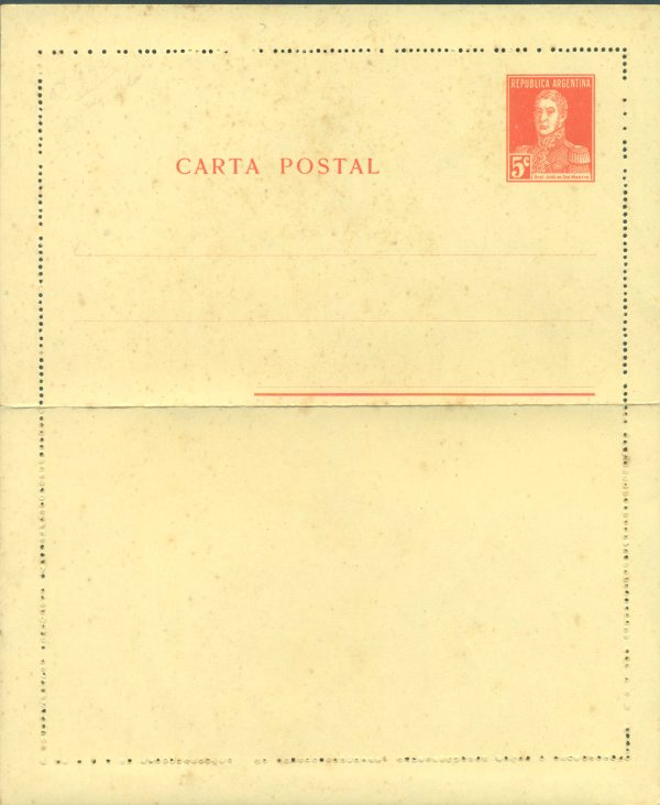 CAP 43 - POSTAL LETTERS - MINT