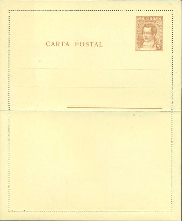 CAP 51 A - POSTAL LETTERS - MINT