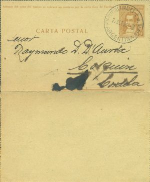 CAP 53 D - POSTAL LETTERS - CANCELED