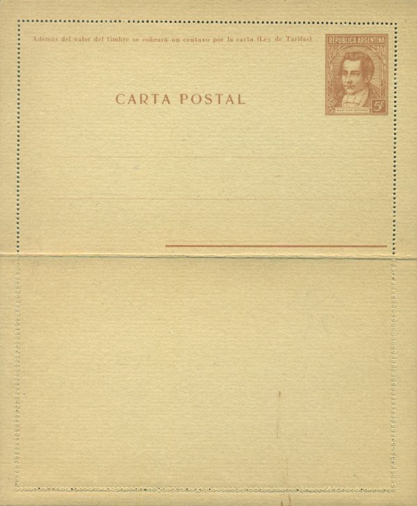 CAP 53 D - CARTAS POSTALES - MINT
