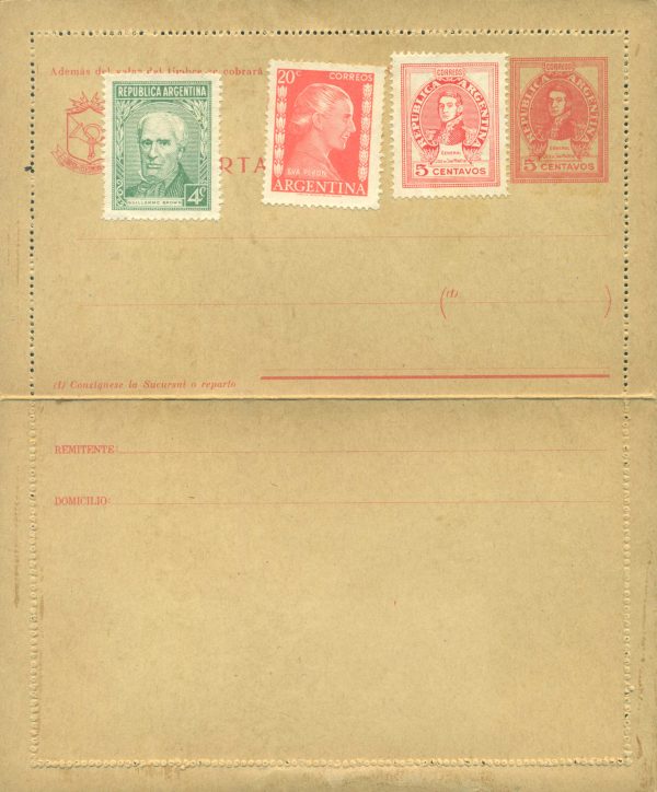 CAP 55 - CARTAS POSTALES - MINT