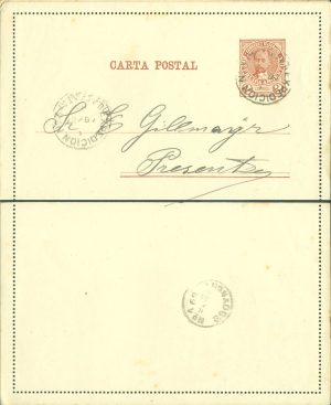 CAP  9 - CARTAS POSTALES - MATASELLADO
