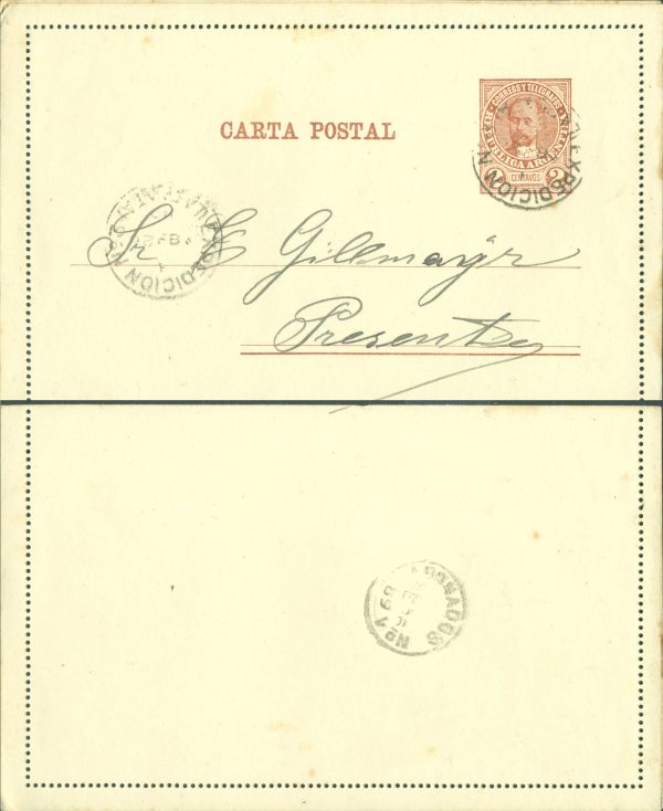 CAP  9 - CARTAS POSTALES - MATASELLADO