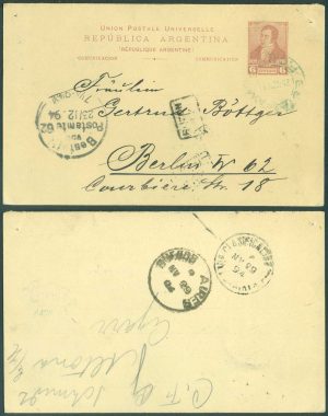 TAR - 16 - CIRCULATED TO BERLÍN WITH TRAFFIC IN BUENOS AIRES