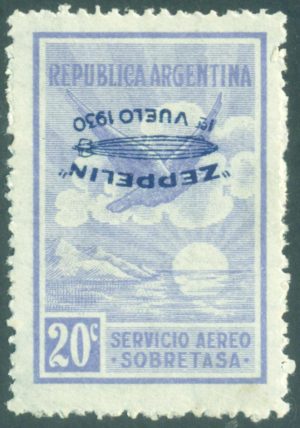 RA   660b - INVERTED BLUE OVERPRINT WITHOUT HORIZONTAL PERFORATION