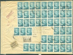 SO    754(x46) + 719 - CIRCULADO DESDE BAHÍA BLANCA A TORINO, ITALIA