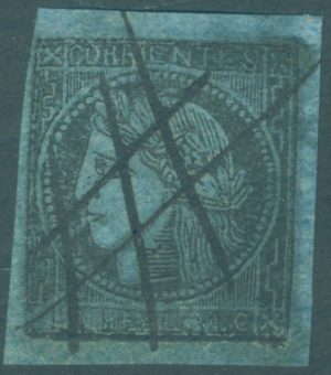 CORR   1c - OBLITERADO A PLUMA. BUEN ESTADO.